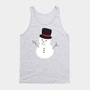 Cute Snowman Tank Top